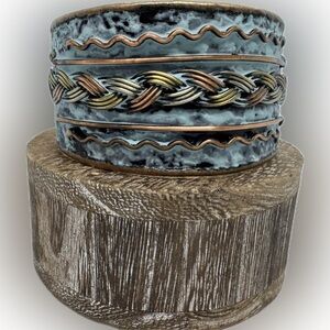 Anju Brass Patina Cuff